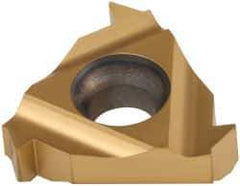 Carmex - 16IR Internal Right Hand 12 American Buttress Laydown Threading Insert - Grade BXC, TiN Coated Carbide - USA Tool & Supply