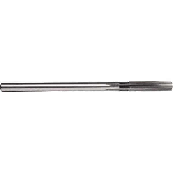 Chucking Reamer: 11/64″ Dia, 4-1/2″ OAL, 1-1/8″ Flute Length, Straight Shank, High Speed Steel 6 Flute, RH