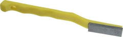 Value Collection - 400 Grit Yellow Single-Ended Boron Carbide Hand Hone - Super Fine Grade, 5-1/2" OAL, with Cutting Dimensions of 1-9/16" Length x 1/2" Wide x 3/16" High - USA Tool & Supply