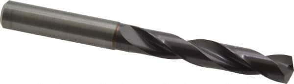 Guhring - 3/8" 140° Solid Carbide Jobber Drill - FIREX Finish, Right Hand Cut, Spiral Flute, Straight Shank, 103mm OAL, SU Point - USA Tool & Supply