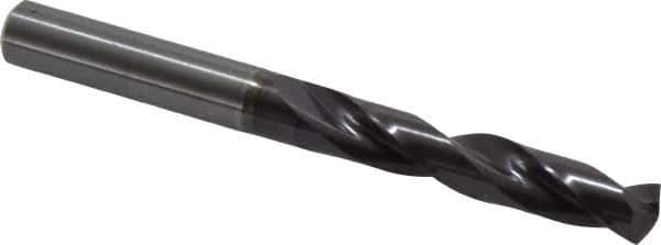 Guhring - Letter W 140° Solid Carbide Jobber Drill - FIREX Finish, Right Hand Cut, Spiral Flute, Straight Shank, 103mm OAL, SU Point - USA Tool & Supply