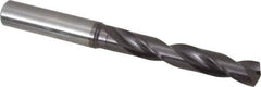 Guhring - 27/64" 140° Solid Carbide Jobber Drill - FIREX Finish, Right Hand Cut, Spiral Flute, Straight Shank, 118mm OAL, SU Point - USA Tool & Supply