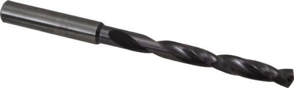 Guhring - Letter F, 140° Point, Solid Carbide Taper Length Drill Bit - TiAlN Finish, 66mm Flute Length, 106mm OAL, Series 5512 - USA Tool & Supply