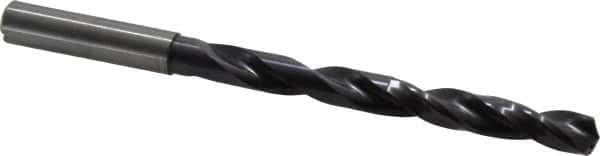 Guhring - 23/64", 140° Point, Solid Carbide Taper Length Drill Bit - TiAlN Finish, 95mm Flute Length, 139mm OAL, Series 5512 - USA Tool & Supply