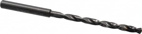 Guhring - 4.5mm 140° 2-Flute Solid Carbide Extra Length Drill Bit - USA Tool & Supply