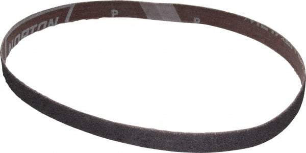 Norton - 1/2" Wide x 18" OAL, 40 Grit, Aluminum Oxide Abrasive Belt - Aluminum Oxide, Coarse, Coated, X Weighted Cloth Backing, Series R283 - USA Tool & Supply