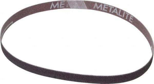 Norton - 1/2" Wide x 18" OAL, 60 Grit, Aluminum Oxide Abrasive Belt - Aluminum Oxide, Medium, Coated, X Weighted Cloth Backing, Series R283 - USA Tool & Supply