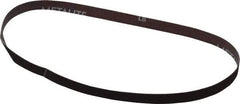 Norton - 1/2" Wide x 24" OAL, 120 Grit, Aluminum Oxide Abrasive Belt - Aluminum Oxide, Fine, Coated, X Weighted Cloth Backing, Series R283 - USA Tool & Supply