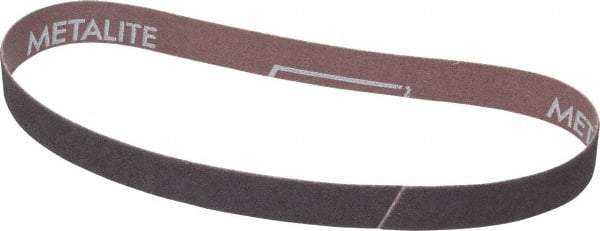 Norton - 3/4" Wide x 20-1/2" OAL, 60 Grit, Aluminum Oxide Abrasive Belt - Aluminum Oxide, Medium, Coated, Cloth Backing, Series R283 - USA Tool & Supply