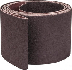 Norton - 3" Wide x 132" OAL, 60 Grit, Aluminum Oxide Abrasive Belt - Aluminum Oxide, Medium, Coated, X Weighted Cloth Backing, Series R228 - USA Tool & Supply