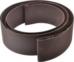 Norton - 3" Wide x 132" OAL, 120 Grit, Aluminum Oxide Abrasive Belt - Aluminum Oxide, Fine, Coated, X Weighted Cloth Backing, Series R228 - USA Tool & Supply