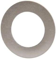 Made in USA - 0.005" Thick, 3/8" Inside x 5/8" OD, Round Shim - 5/16" Screw, Uncoated 316 Stainless Steel - USA Tool & Supply