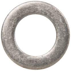 Made in USA - 0.06" Thick, 3/8" Inside x 5/8" OD, Round Shim - 5/16" Screw, Uncoated 316 Stainless Steel - USA Tool & Supply