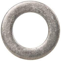 Made in USA - 0.06" Thick, 3/8" Inside x 5/8" OD, Round Shim - 5/16" Screw, Uncoated 316 Stainless Steel - USA Tool & Supply