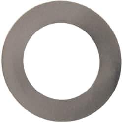 Made in USA - 0.005" Thick, 5/8" Inside x 1" OD, Round Shim - 9/16" Screw, Uncoated 316 Stainless Steel - USA Tool & Supply