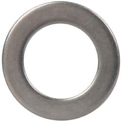 Made in USA - 0.06" Thick, 5/8" Inside x 1" OD, Round Shim - 9/16" Screw, Uncoated 316 Stainless Steel - USA Tool & Supply