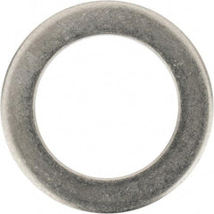 Made in USA - 0.06" Thick, 3/4" Inside x 1-1/8" OD, Round Shim - 5/8" Screw, Uncoated 316 Stainless Steel - USA Tool & Supply