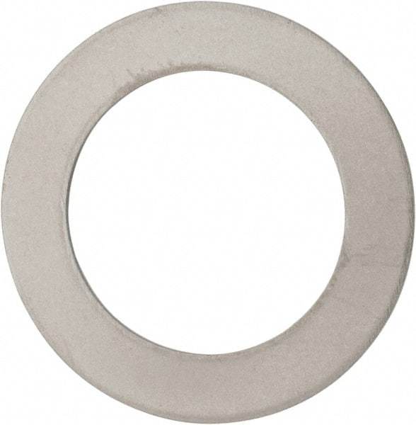 Made in USA - 0.03" Thick, 1" Inside x 1-1/2" OD, Round Shim - 7/8" Screw, Uncoated 316 Stainless Steel - USA Tool & Supply