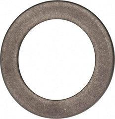 Made in USA - 0.06" Thick, 1" Inside x 1-1/2" OD, Round Shim - 7/8" Screw, Uncoated 316 Stainless Steel - USA Tool & Supply