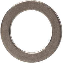 Made in USA - 0.02" Thick, 1/4" Inside x 3/8" OD, Shortening Shim - #12 Screw, Uncoated 300 Stainless Steel - USA Tool & Supply