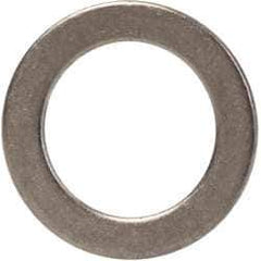 Made in USA - 0.02" Thick, 1/4" Inside x 3/8" OD, Shortening Shim - #12 Screw, Uncoated 300 Stainless Steel - USA Tool & Supply