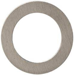 Made in USA - 0.005" Thick, 1/4" Inside x 3/8" OD, Shortening Shim - #12 Screw, Uncoated 300 Stainless Steel - USA Tool & Supply