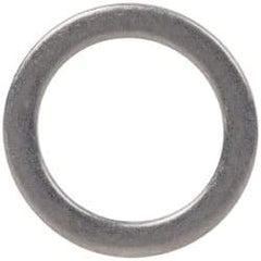 Made in USA - 0.032" Thick, 0.314" Inside x 7/16" OD, Shortening Shim - 1/4" Screw, Uncoated 300 Stainless Steel - USA Tool & Supply