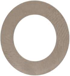 Made in USA - 0.1mm Thick, 10mm Inside x 16mm OD, Round Shim - 3/8" Screw, Uncoated 302/304 Stainless Steel - USA Tool & Supply