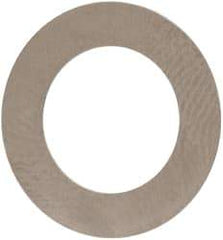 Made in USA - 0.1mm Thick, 10mm Inside x 16mm OD, Round Shim - 3/8" Screw, Uncoated 302/304 Stainless Steel - USA Tool & Supply