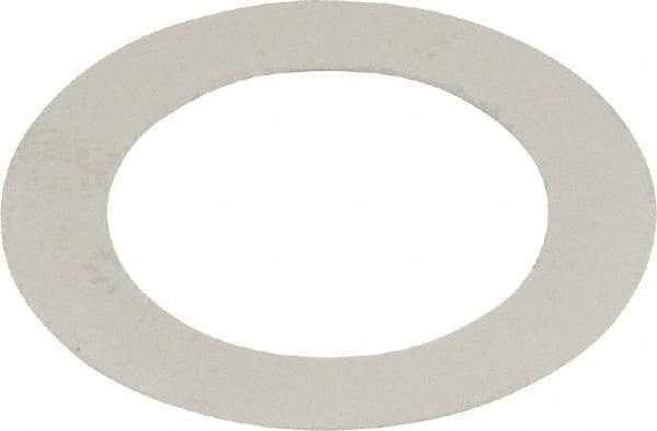 Made in USA - 0.1mm Thick, 12mm Inside x 18mm OD, Round Shim - 7/16" Screw, Uncoated 302/304 Stainless Steel - USA Tool & Supply