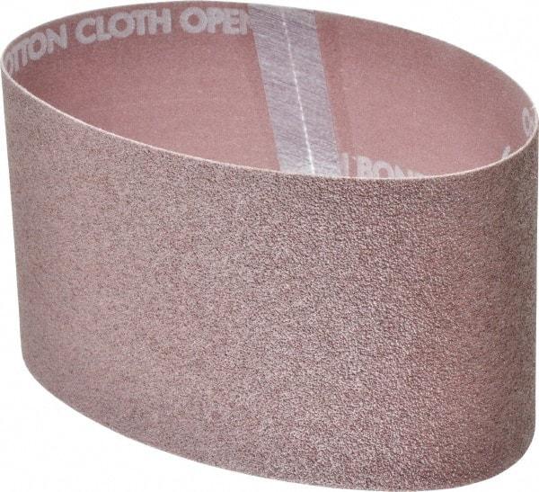 Norton - 3-1/2" Wide x 15-1/2" OAL, 60 Grit, Aluminum Oxide Abrasive Belt - Aluminum Oxide, Medium, Coated, X Weighted Cloth Backing, Series R228 - USA Tool & Supply