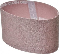 Norton - 3-1/2" Wide x 15-1/2" OAL, 60 Grit, Aluminum Oxide Abrasive Belt - Aluminum Oxide, Medium, Coated, X Weighted Cloth Backing, Series R228 - USA Tool & Supply