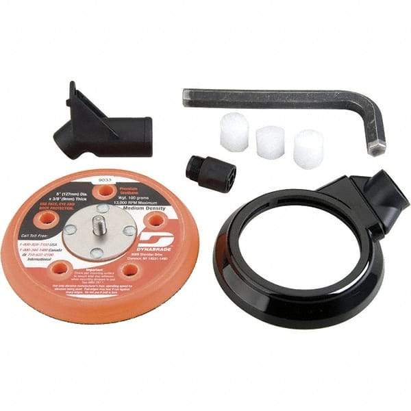 Dynabrade - Power Sander Vacuum Conversion Kit - 3-1/2" Diam, For Use with Random Orbital Sanders - USA Tool & Supply