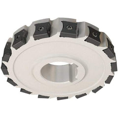 Iscar - Arbor Hole Connection, 0.5512" Cutting Width, 1.0236" Depth of Cut, 100mm Cutter Diam, 1.2598" Hole Diam, 12 Tooth Indexable Slotting Cutter - SSB-LN15 Toolholder, LN.. Insert, Right Hand Cutting Direction - USA Tool & Supply