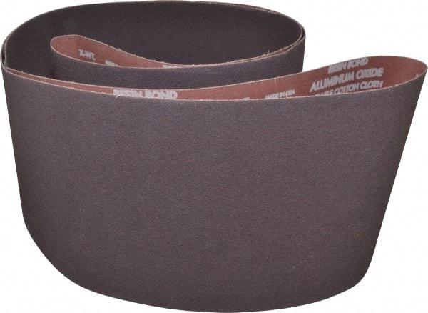 Norton - 8" Wide x 107" OAL, 50 Grit, Aluminum Oxide Abrasive Belt - Aluminum Oxide, Coarse, Coated, X Weighted Cloth Backing, Series R228 - USA Tool & Supply