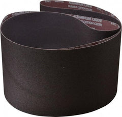 Norton - 8" Wide x 107" OAL, 60 Grit, Aluminum Oxide Abrasive Belt - Aluminum Oxide, Medium, Coated, X Weighted Cloth Backing, Series R228 - USA Tool & Supply