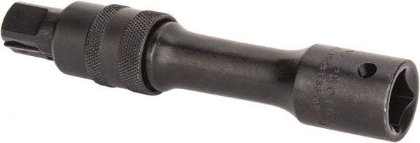 Proto - 1/2" Drive Impact Locking Socket Extension - 5" OAL, Black Oxide Finish - USA Tool & Supply