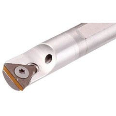 Iscar - 13mm Min Bore Diam, 180mm OAL, 12mm Shank Diam, A-STFP Indexable Boring Bar - TP.. 1102.. Insert, Screw Holding Method - USA Tool & Supply