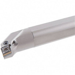 Iscar - 40mm Min Bore Diam, 300mm OAL, 32mm Shank Diam, A-PCLN Indexable Boring Bar - 50mm Max Bore Depth, CN.. 1204.. Insert, Pin Lock Assembly Holding Method - USA Tool & Supply