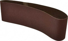 Tru-Maxx - 4" Wide x 24" OAL, 150 Grit, Aluminum Oxide Abrasive Belt - Aluminum Oxide, Very Fine, Coated - USA Tool & Supply