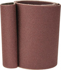 Tru-Maxx - 4" Wide x 54" OAL, 180 Grit, Aluminum Oxide Abrasive Belt - Aluminum Oxide, Very Fine, Coated, X Weighted Cloth Backing - USA Tool & Supply