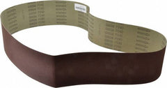 Tru-Maxx - 4" Wide x 54" OAL, 240 Grit, Aluminum Oxide Abrasive Belt - Aluminum Oxide, Very Fine, Coated, X Weighted Cloth Backing - USA Tool & Supply