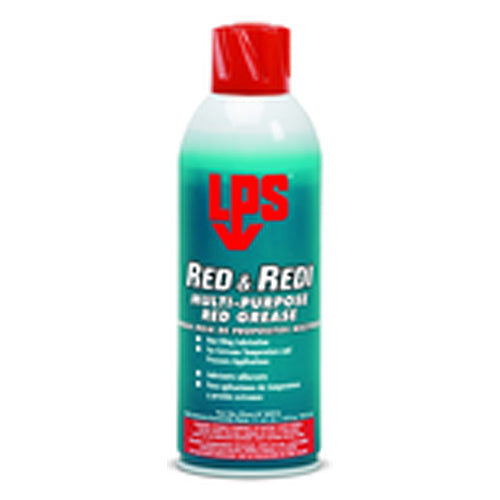 Red & Redi Multi-Purpose Red Grease - 11 oz - USA Tool & Supply