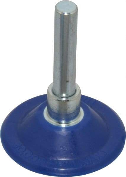 Value Collection - 1-1/2" Diam Adhesive/PSA Disc Backing Pad - 1/4" Shank Diam, 15,000 RPM - USA Tool & Supply