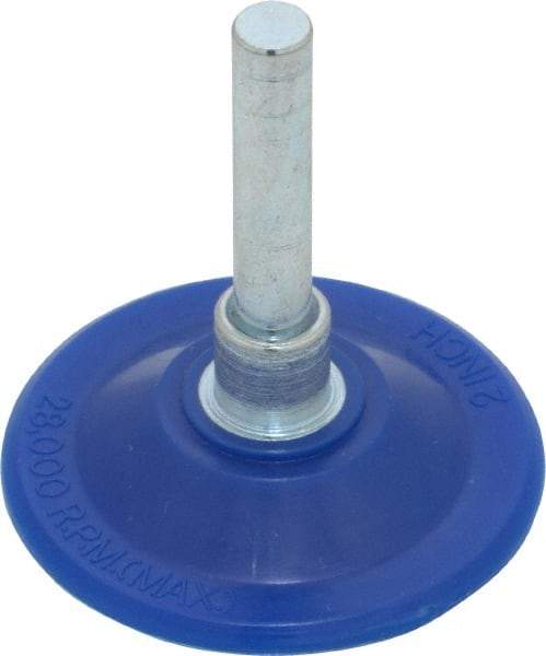 Value Collection - 2" Diam Adhesive/PSA Disc Backing Pad - 1/4" Shank Diam, 12,000 RPM - USA Tool & Supply