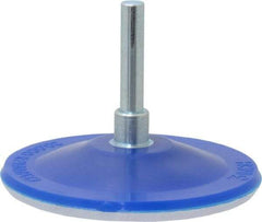 Value Collection - 3" Diam Adhesive/PSA Disc Backing Pad - 1/4" Shank Diam, 10,000 RPM - USA Tool & Supply
