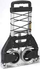 Wesco Industrial Products - 110 Lb Capacity 41" OAH Hand Truck - Single Grip Handle, Aluminum & Plastic - USA Tool & Supply