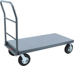 Jamco - 1,200 Lb Capacity Platform Truck - Steel Deck, 72" OAW, 12" Platform Height - USA Tool & Supply