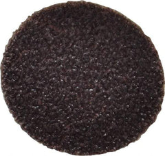 Made in USA - 1" Diam, 60 Grit Aluminum Oxide Adhesive PSA Disc - Medium Grade, Cloth Backing, For Low Speed Dual-Action Sanders, Random Orbital Sanders - USA Tool & Supply