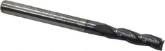 SGS - 1/8", 1/2" LOC, 1/8" Shank Diam, 1-1/2" OAL, 3 Flute, Solid Carbide Square End Mill - Single End, AlTiN Finish, Spiral Flute, 30° Helix, Centercutting, Right Hand Cut, Right Hand Flute, Series 5 - USA Tool & Supply